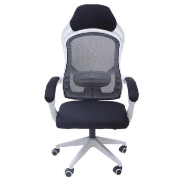 Imagem de Cadeira de Escritório Presidente com Rodinha Fortt Trento Branca - CPF09-B