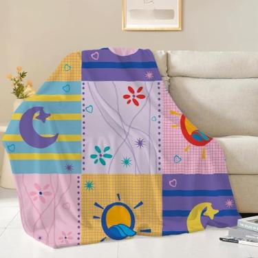 Imagem de Cobertor fofo macio de lã estética cobertor aconchegante para cama sofá acampamento (xadrez, manta (127 x 152 cm)