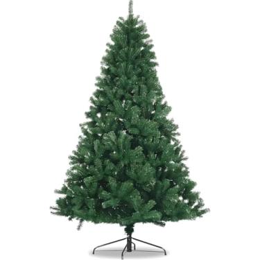 Imagem de Árvore De Natal Pinheiro Canadense Verde, 1,80 Metros de Altura, 720 Galhos, Decoração Natalina com Base, Tradicional Verde Imperial Premium Grande