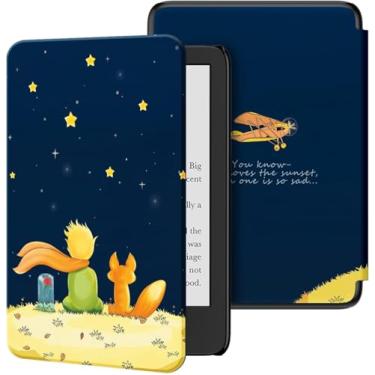 Imagem de Capa para Kindle Colorsoft Com Alça + Película - Tela 7 polegadas - 2025 - Case Kindle Colorsoft Signature (Pequeno Principe)