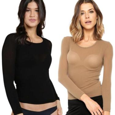 Imagem de Kit 2 Segunda Pele Manga Longa Trifil, Único