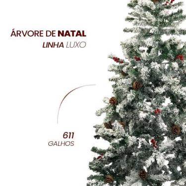 Imagem de Arvore De Natal 1,80m Luxo Verde 611 Galhos Pinheiro Favorito - Wincy 