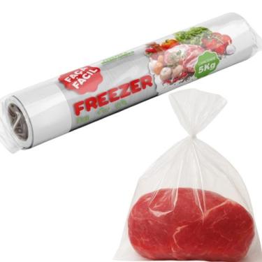 Imagem de Saco Plástico 5 Kg Tamanho 27x40cm Uso Doméstico e Comercial - Faça Fá