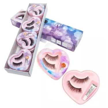 Imagem de KIT 12 Cílios Postiço Com Cola Bonjour Eyelash 53G - Bw Cosméticos