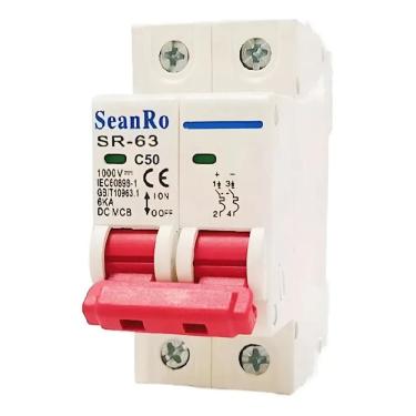 Imagem de Disjuntor Cc 16A 20A 25A 32A 40A 50A 63A Solar F 50 A - 1000