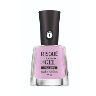 Imagem de Esmalte Risqué Diamond Gel Buquê De Hortênsias 9,5ml