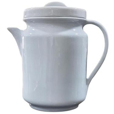 Imagem de Bule Cafeteira de Porcelana Branca para Café, Chá e Leite - 1,1L - Ant