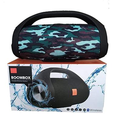 Imagem de Caixa de Som Boombox Bluetooth 40W Portátil | Rádio FM, Bateria 10.000mAh, USB, SD, Aux P2, Connect+ (preto)