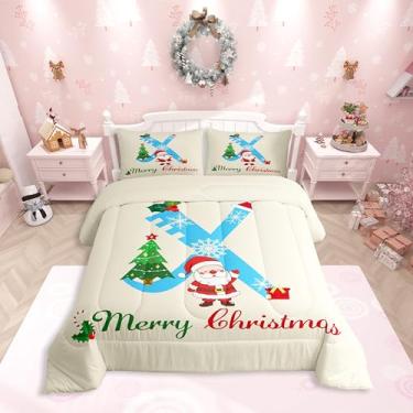 Imagem de Feelyou Conjunto de edredom infantil com letra X, tamanho solteiro, personalizado, para decoração de quarto de crianças, meninos, meninas, microfibra, ultramacia e respirável