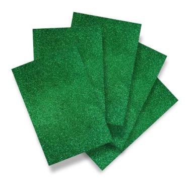 Imagem de Placa de EVA Brilho Seller 60x40cm 1,5mm  5 Unidades, Glitter Integral