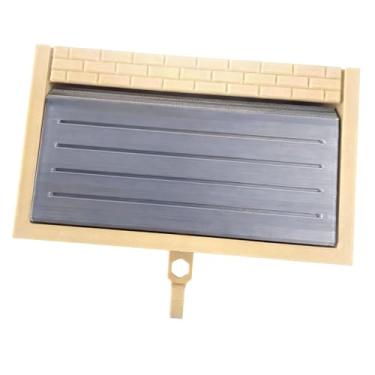 Imagem de Ｂｅｓｇａ Porta-chaves divertido para decoração de casa, abridor de portas, chaveiro impresso em 3D com design de parede de tijolos, ideal para cozinha, Bege Prata