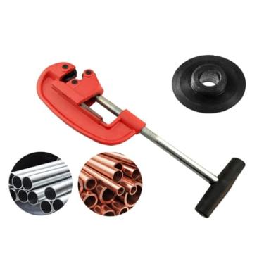 Imagem de ELAIRUA Cortador de tubo resistente de 1/20.3 cm - Cortador de tubo afiado e resistente para cortar tubos galvanizados, tubos de cobre e tubos de ferro - Ferramenta profissional de corte de tubo de