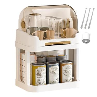 Imagem de Caixa de armazenamento de garrafas para crianças com tampa, suporte para garrafas para crianças com tampa - Organizador de secagem de garrafas de cozinha - Caixa de armazenamento de garrafas infantis