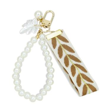 Imagem de Chaveiro cereja pérola bolsa pingentes para bolsas de mão pingentes de bolsa para mulheres presentes modernos vestidos de casamento para mulheres, One Size, Metal, Sem Pedra Preciosa