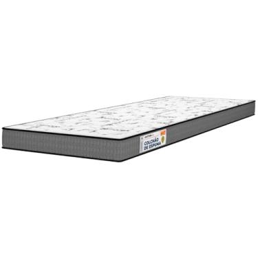Imagem de Colchão Solteiro Acction D23 Plumatex - Conforto Macio, Hipoalergênico e Antiácaros | Suporte até 75 kg | 188x78x12cm