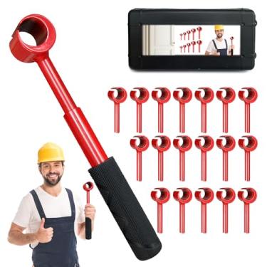 Imagem de Door Hinge Adjustment Tool Kit Door Gap Adjustment Tool for Precise Hinge Gap Adjustment Upgraded Hinge Gap Adjusting Wrench for Installation and Repair of Residential and Commercial-9