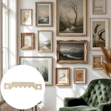 Imagem de Generic 20 cabides de quadro de barra larga ferro dourado 55 x 12 mm