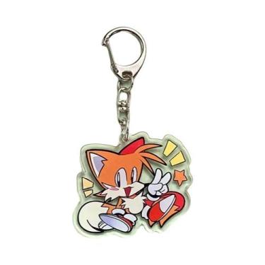 Imagem de Chaveiro Acrílico Shadow the Hedgehog Anime Sonic the Hedgehog Pingent
