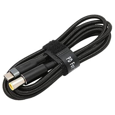 Imagem de KIMISS JORINDO USB C para 7,9 X 5,5 Mm DC Cabo de Carregamento Macho - Cabo de Alimentação do Carregador PD de 100 W para Laptops, Design Trançado, Portátil para Escritório e Viagens (#13)