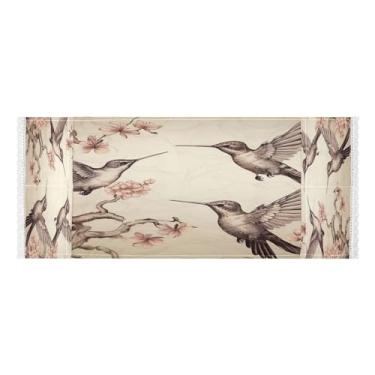 Imagem de Wassud Três capas de lavadora e secadora de pássaros e flores, protetor de lavadora com sacos de armazenamento, capa de geladeira à prova de poeira com bolsos para lavanderia doméstica, cozinha, 120 x