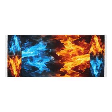 Imagem de Wassud Capas de lavadora e secadora de chamas, protetor de lavadora com sacos de armazenamento, capa de geladeira à prova de poeira com bolsos para lavanderia doméstica, cozinha, 120 x 55 cm