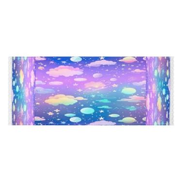 Imagem de Wassud Capas de lavadora e secadora Cartoon Universe, protetor de lavadora com sacos de armazenamento, capa de geladeira à prova de poeira com bolsos para lavanderia doméstica, cozinha, 120 x 55 cm