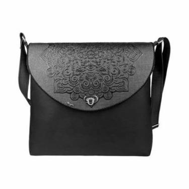 Imagem de Bolsa Feminina Transversal Média Arabesco Magicc Bolsas B-231-Feminino
