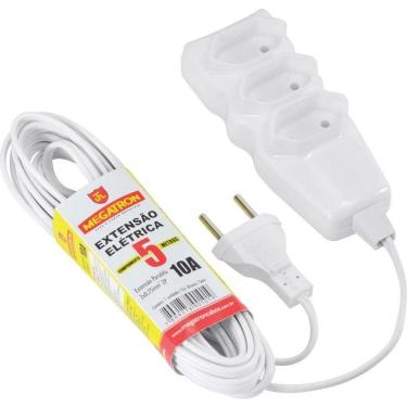 Imagem de Extensão Cabo Pl 2x0,75 5m Branca