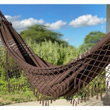 Imagem de Rede de Descanso, ConfortáVel e Resistente, Castanha, Adequada Para Varandas, Salas de Estar, Jardins e PáTios