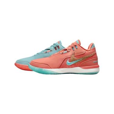 Imagem de Nike Tênis de basquete masculino Lebron NXXT Gen AMPD, Azul mineral/vela/manga selvagem clara, 38