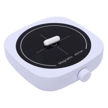 Imagem de Asixxsix Agitador Magnético, Velocidade Ajustável de 600-4000 RPM Com Tapete de Borracha Antiderrapante, Mini Placa de Agitação Compacta e Silenciosa para Experimentos de Laboratório,