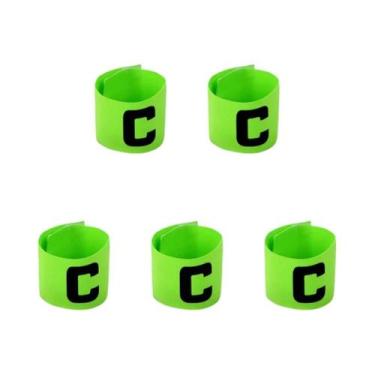 Imagem de Braçadeira De Futebol Ajustável Em Cores Vibrantes, Braçadeira Profiss