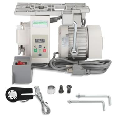 Imagem de Servo motor de máquina de costura industrial, AC110V, 750W, 6000RPM, máquina de costura servo motor com controlador e interruptor de pé, execute CW e CCW, silencioso, instruções (sem garantia de