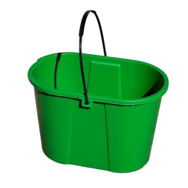 Imagem de Balde Oval 10 Litros - Com Alça Reforçada Para Limpeza, Organização E Uso Geral (Vermelho)