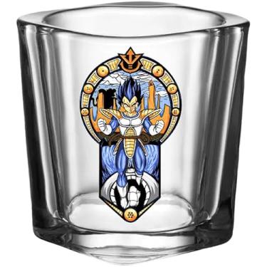 Imagem de Hat Shark Copo de shot Prince Anime Fighting Powerful Men Cartoon Parody Design, 42,5 g, 100% lavável na lava-louças (1)