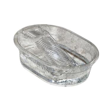 Imagem de WeiLaiKeQi Lavatório de limpeza multifuncional, reforçado, balde de roupas, banheira para blusas, viagens, calças ao ar livre, Branco