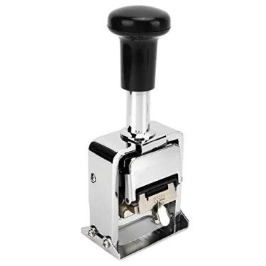 Imagem de Yosoo Carimbo de Numeração Automática de 6 Dígitos, Máquina de Carimbo Automático de Liga de Zinco para Números de Identificação de Documentos Contábeis Bancários
