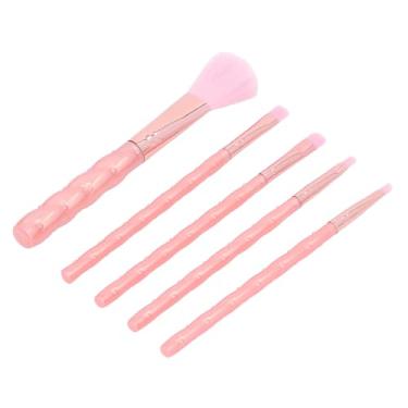 Imagem de Yinhing Conjunto de Pincéis de Maquiagem Soft Professional 5 Peças Pincéis Cosméticos para Sombra Blush Contorno Ferramentas de Beleza Portáteis para Iniciantes Amantes de Maquiagem