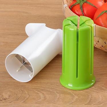 Imagem de Cortador multifuncional de frutas e vegetais – Pepino, morango, uva, cenoura, cortador de batata – Ferramenta de cozinha criativa para fazer saladas, pizza, frutas e vegetais