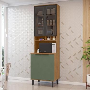 Imagem de Paneleiro 70cm 4 Portas Toscana Espresso Móveis