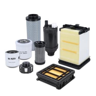 Imagem de Kit de serviço de filtro de manutenção adequado para Bobcat S450 S510 S530 S550 S570 S590 S595 S630 S650 T450 T550 T590 T595 T630 T650 substitui # 7286322 72219 34 7023589 6692337 6727475