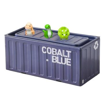 Imagem de Caixa de ferramentas de metal pequena | Decoração de casa multifuncional portátil de ferro, caixa de metal com tampa | para crianças, meninos, meninas, jovens, viagens, ambientes internos, externos