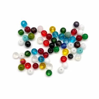 Imagem de Misto, 4 mm, 200 peças, contas de cristal de vidro, espaçador, redondo, solto, contas lisas para fazer joias, faça você mesmo, colar, pulseira, acessórios