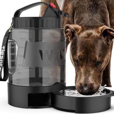 Imagem de Garrafa de água portátil para cães lesotc 2200ml Travel Bowl