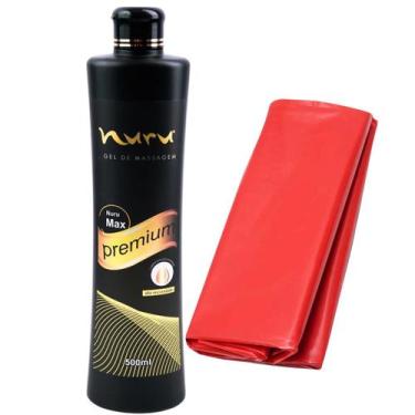 Imagem de Gel de Massagem Nuru Premium Max Lubrifica e Lençol 500ml