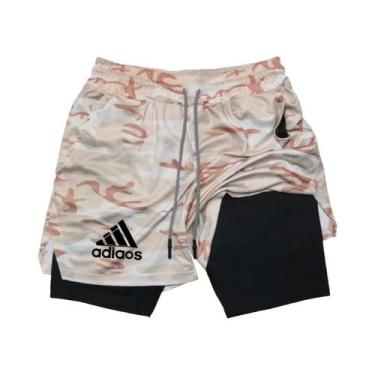 Imagem de Shorts Esportivos Masculinos De Secagem Rápida Para Corrida E Treiname