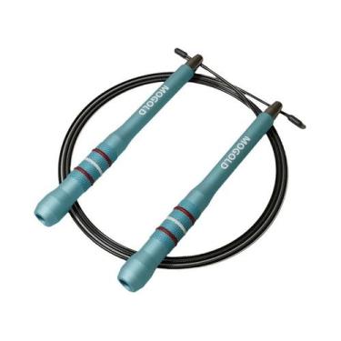 Imagem de Corda De Pular Profissional MOGOLD Com Cabo De Aço E Cabos Leves Para 