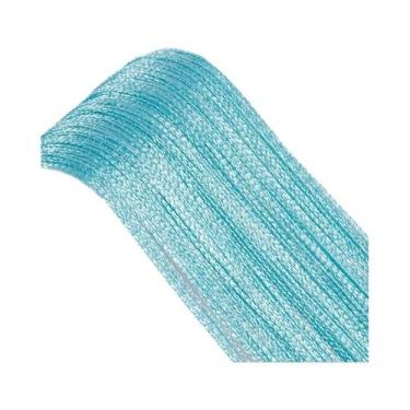 Imagem de Cortinas De Fio De Seda Multicoloridas 100X200Cm Linha Reta Para Decor