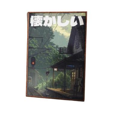 Imagem de Impressão Em Tela De Paisagem Japonesa Retrô Sem Moldura, Pôster De Fe