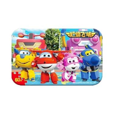 Imagem de Quebra-Cabeça De 60 Peças Do Anime Disney McQueen Super Wings Para Men